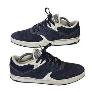DC Shoes TL19 Tiago Lemos Size 11 Navy Suede Skate Shoes